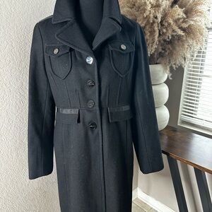 Kenneth Cole Women's Black Coat Size 12